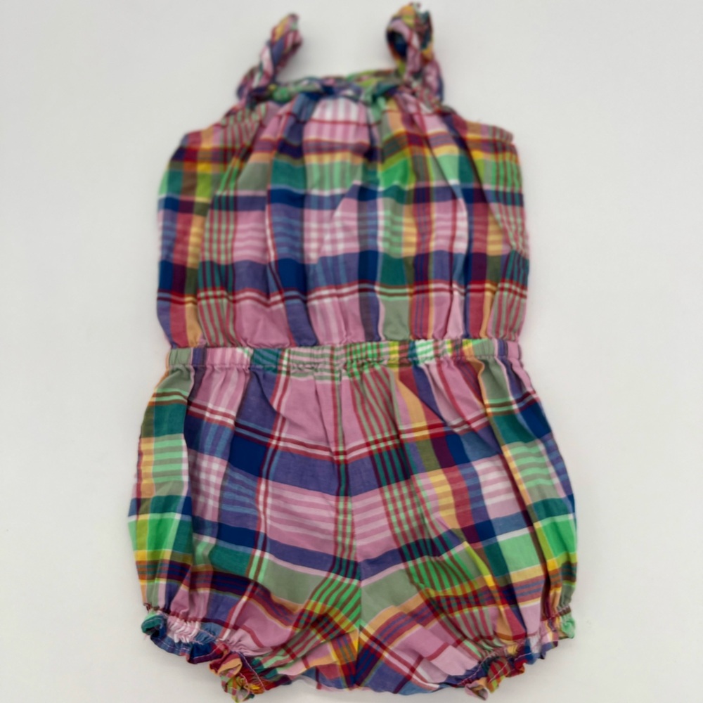 Ralph Lauren Baby Girl Multicolor Romper One Piece 6 Months - Picture 4 of 5